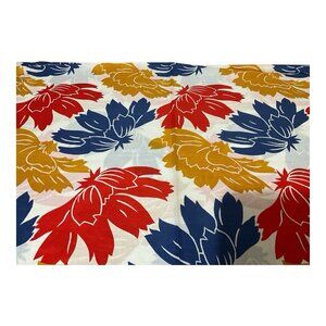 Boussac of France Cotton Floral Fabric Vintage 9 Yards x 42 Inch Wide